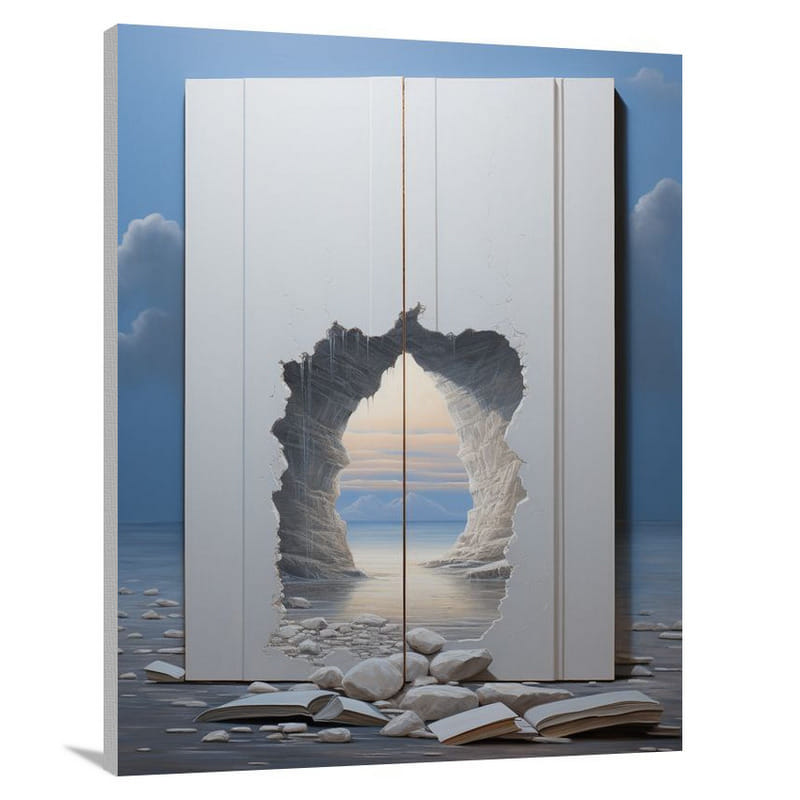 Book Portal - Canvas Print
