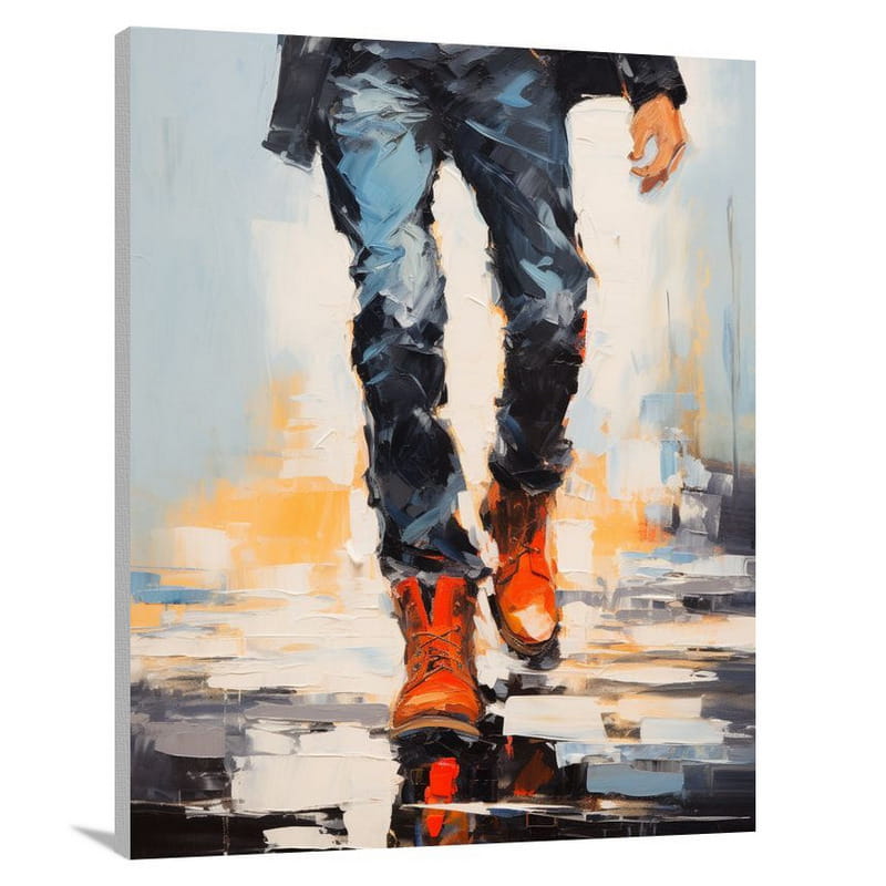 Boot's Stride - Canvas Print