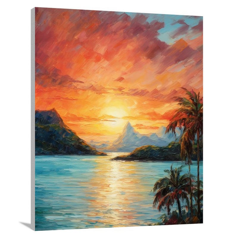 Bora Bora Bliss - Impressionist - Canvas Print