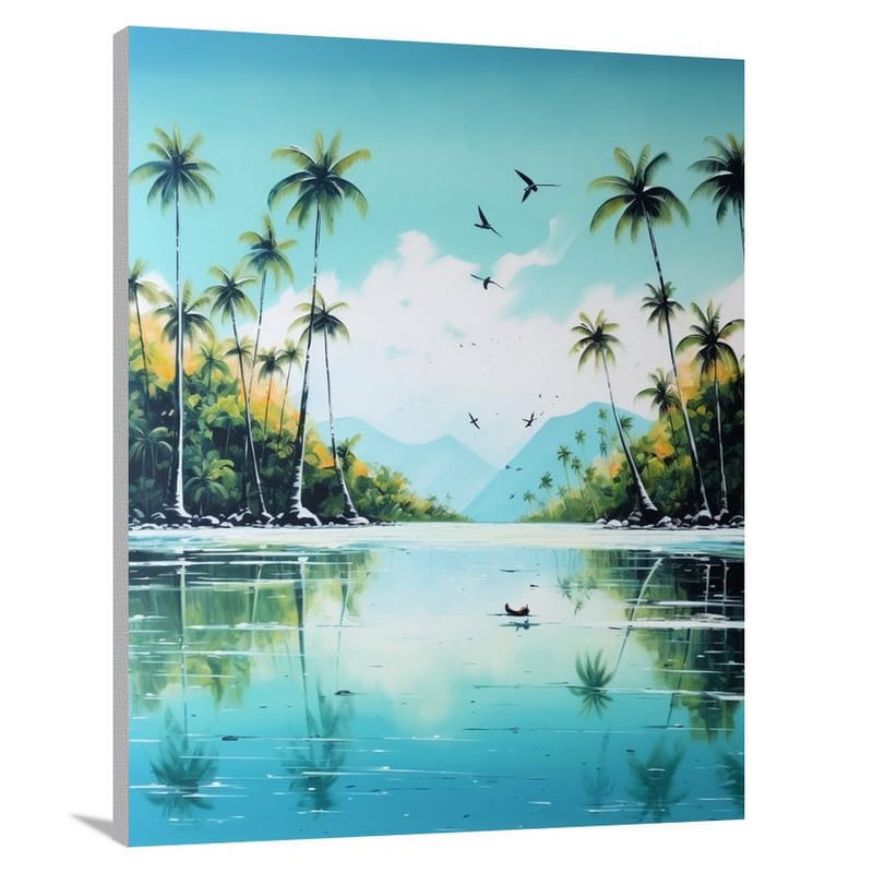 Bora Bora Dreamscape - Minimalist - Canvas Print