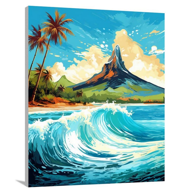 Bora Bora - Pop Art - Canvas Print