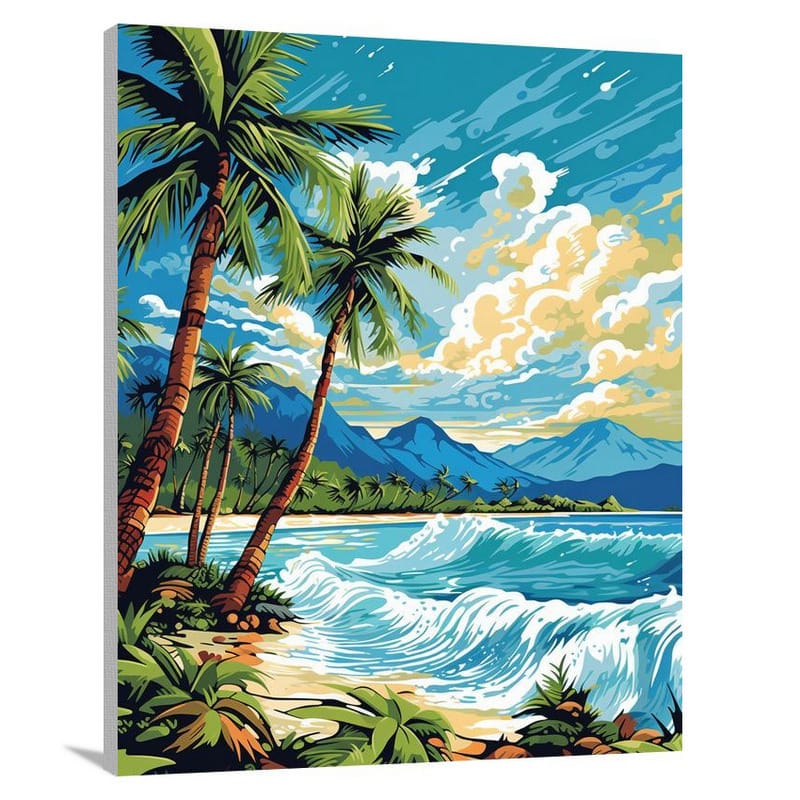 Bora Bora - Pop Art - Pop Art - Canvas Print