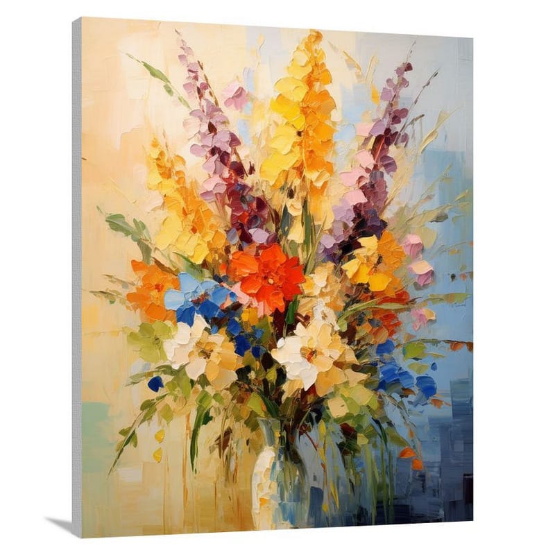 Bouquet in Sunset - Canvas Print