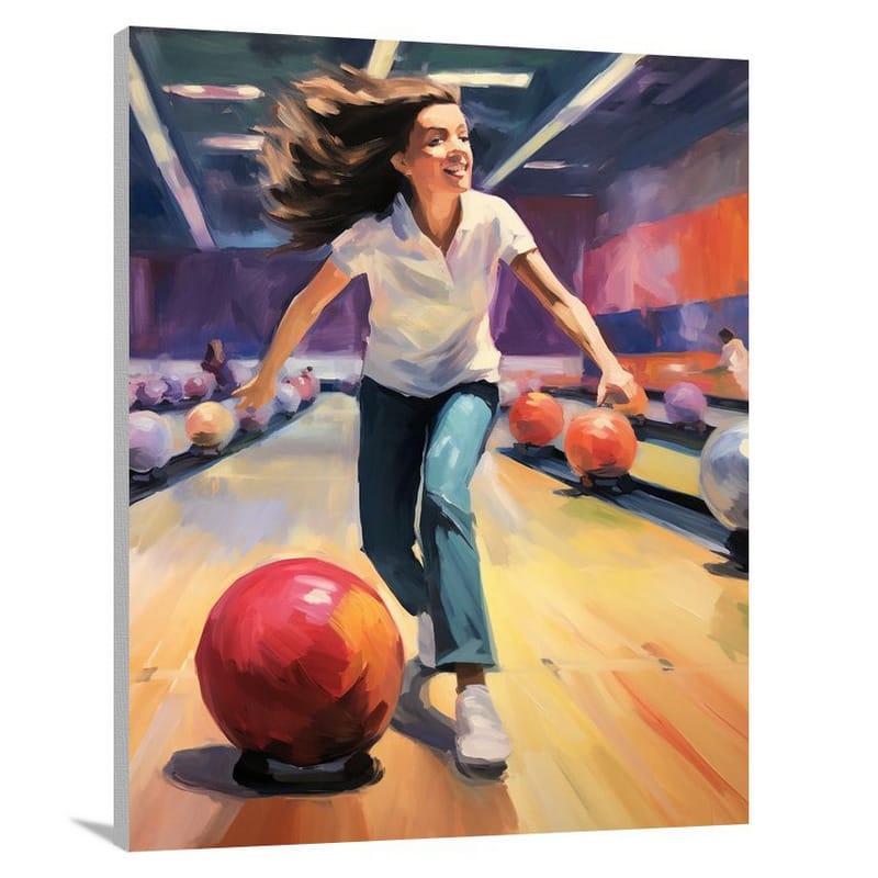 Bowling Bliss - Canvas Print