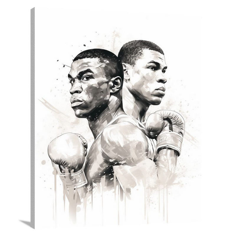 Boxer's Loyal Guardians - Canvas Print