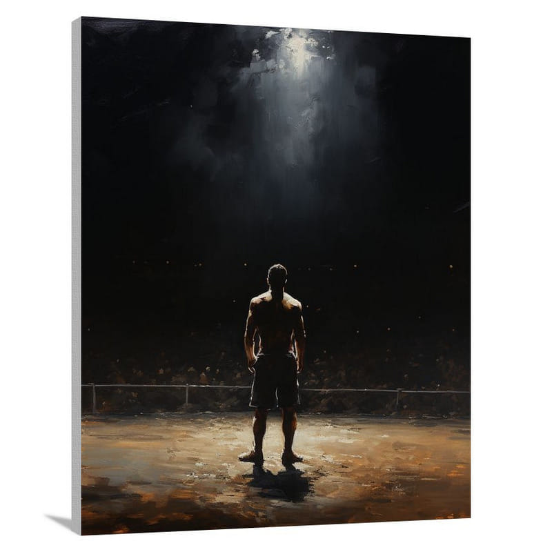 Boxing's Intensity - Canvas Print