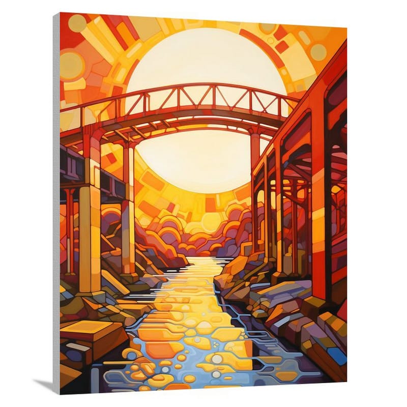 Bridge of Dreams - Pop Art 2 - Canvas Print
