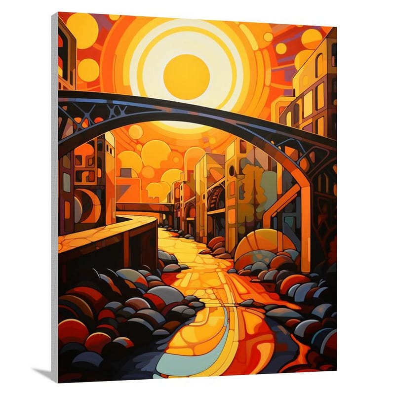 Bridge of Dreams - Pop Art - Canvas Print