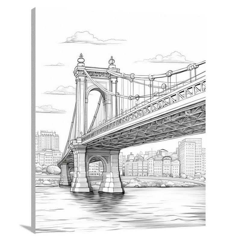 Bridge Symphony - Canvas Print