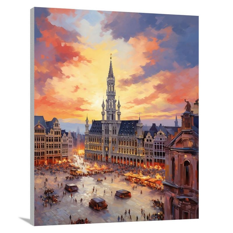 Brussels' Timeless Beauty - Canvas Print