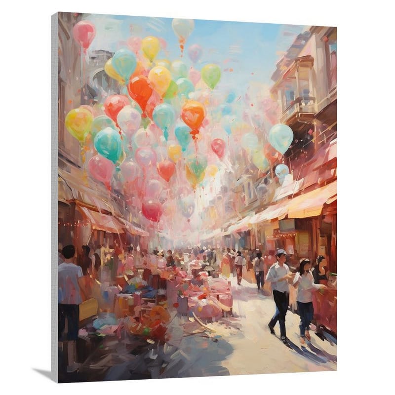 Bubble Gum Delight - Impressionist - Canvas Print