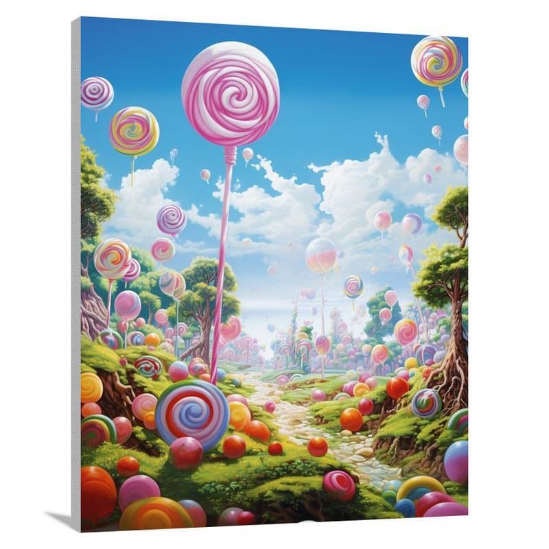 Bubble Gum Harvest - Contemporary Art - Canvas Print