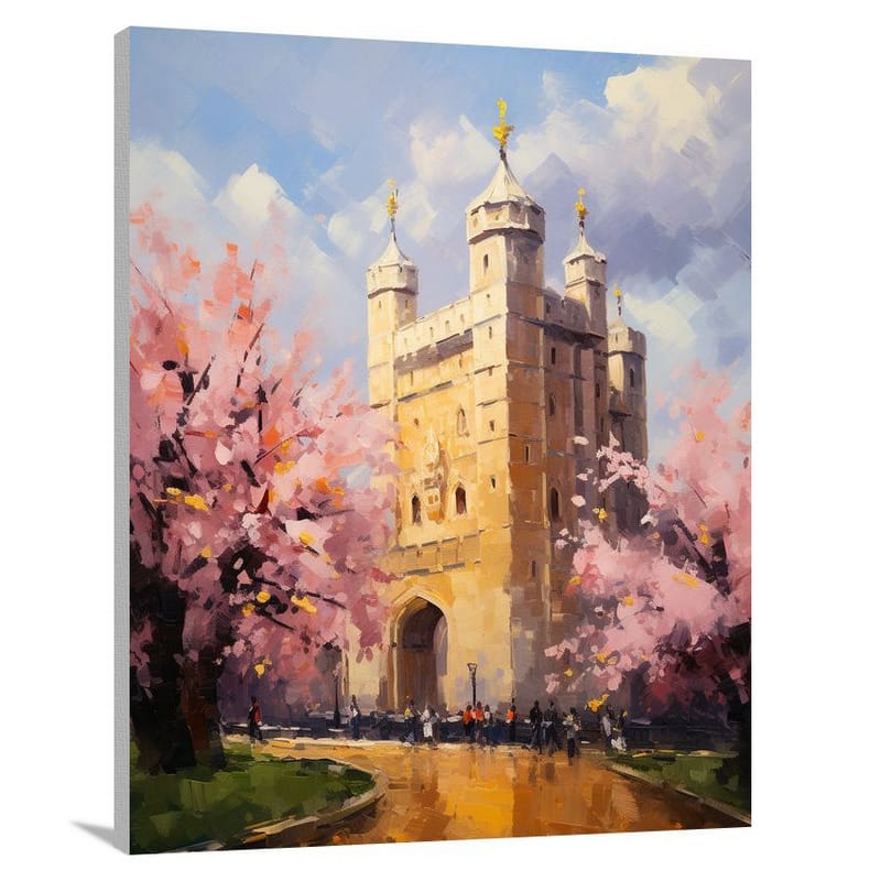 Buckingham Majesty: A Pink Castle - Canvas Print