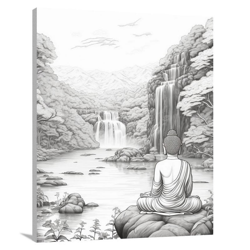 Buddha's Enlightenment - Canvas Print