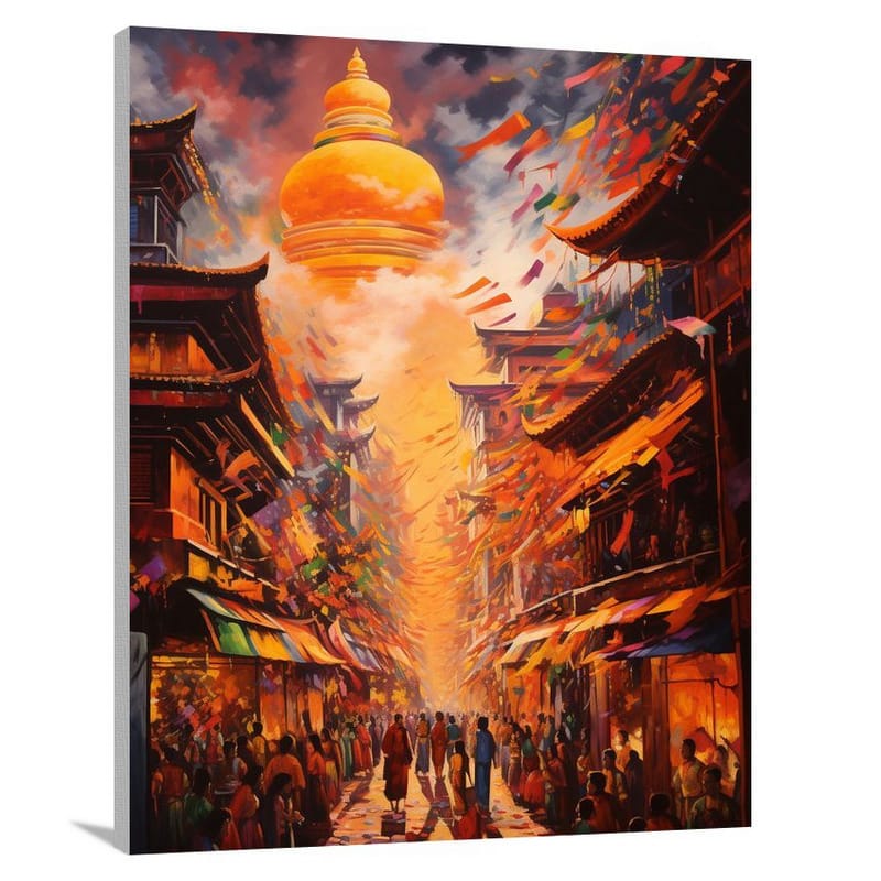 Buddhism's Devotion - Canvas Print