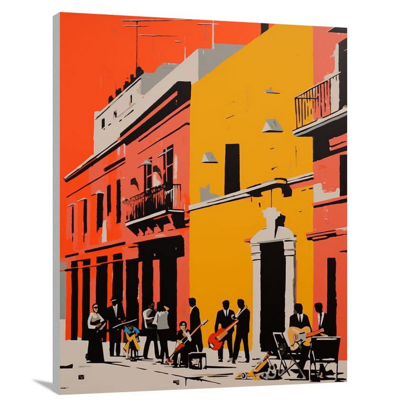 Buenos Aires Rhythm - Minimalist - Canvas Print