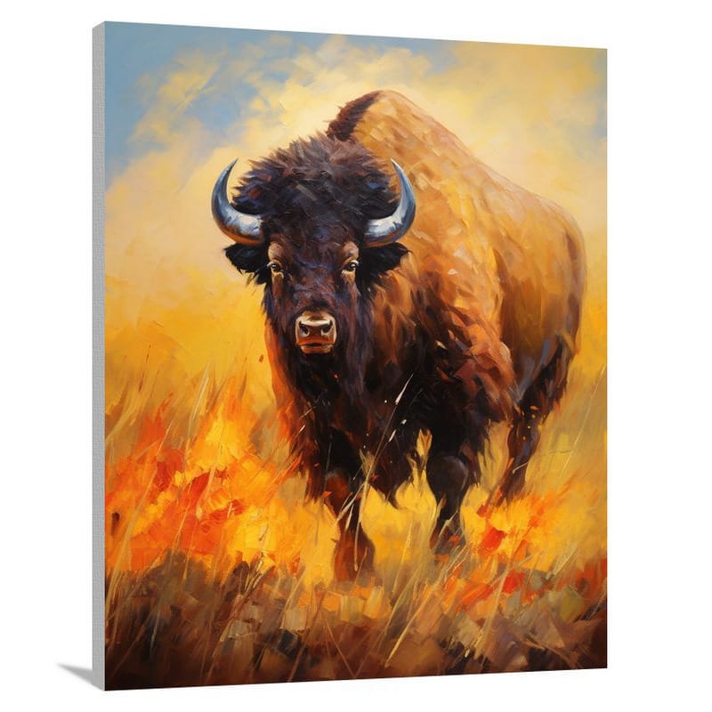Buffalo Majesty - Canvas Print