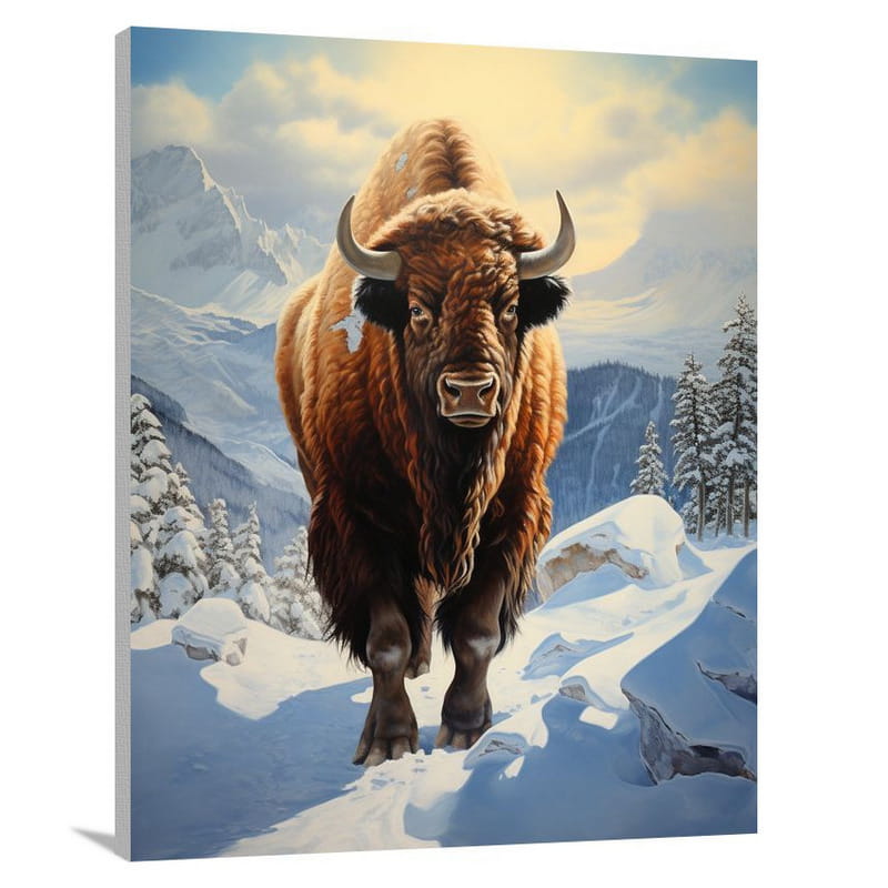 Buffalo's Resilience - Canvas Print