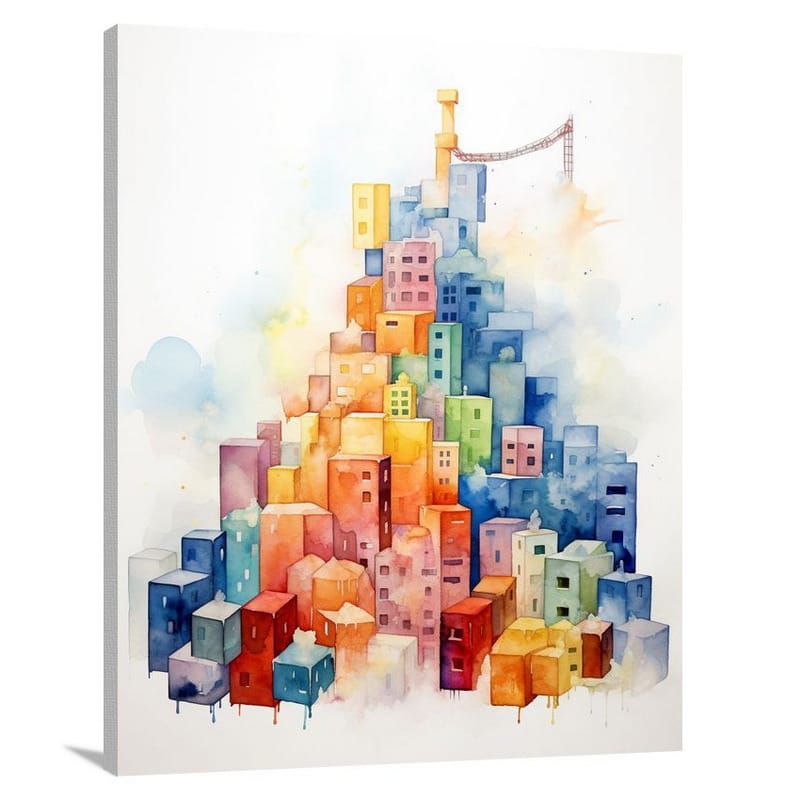 Building Block Dreams - Canvas Print