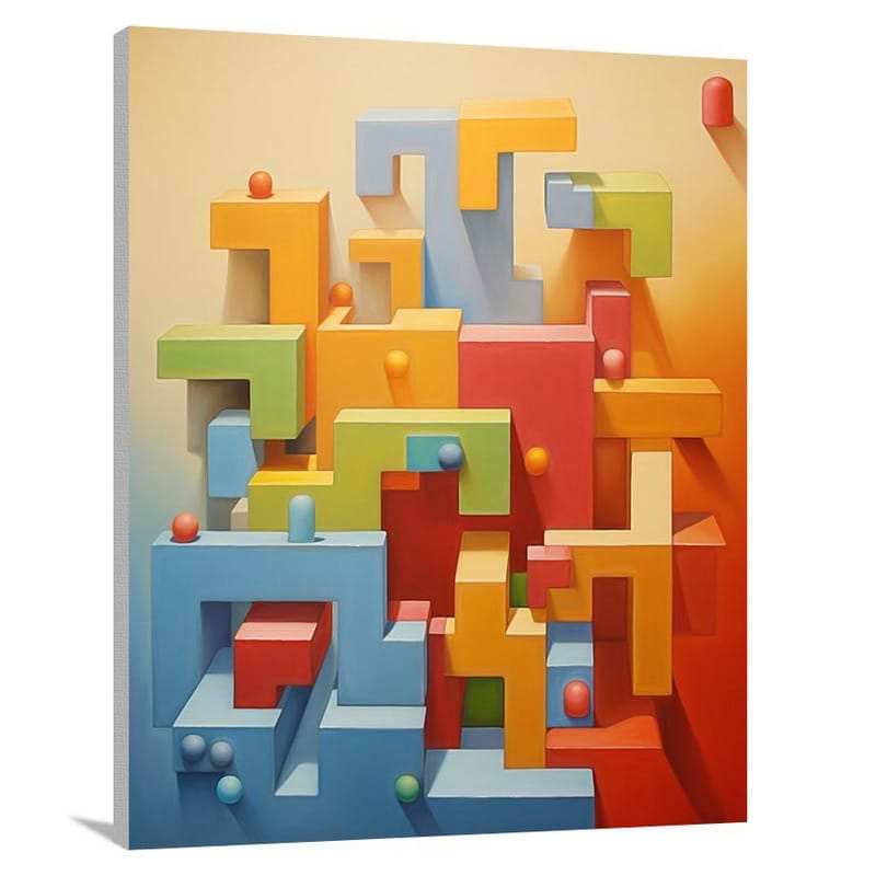 Building Block Symphony - Canvas Print
