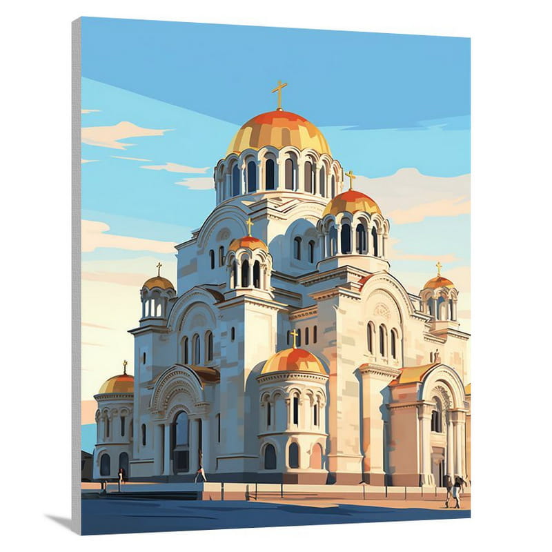 Bulgarian Majesty - Minimalist - Canvas Print