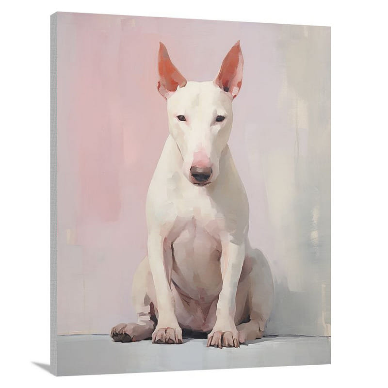 Bull Terrier's Serenity - Canvas Print