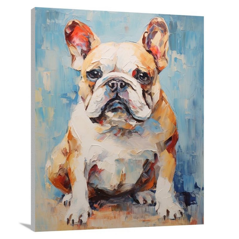Bulldog's Loyalty - Canvas Print