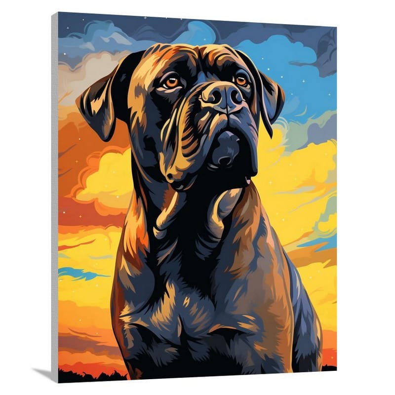 Bullmastiff's Majesty - Canvas Print