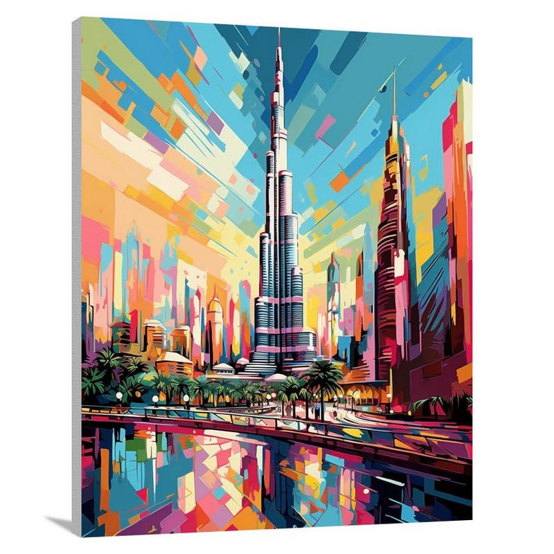 Burj Khalifa: Enigmatic Heights - Canvas Print
