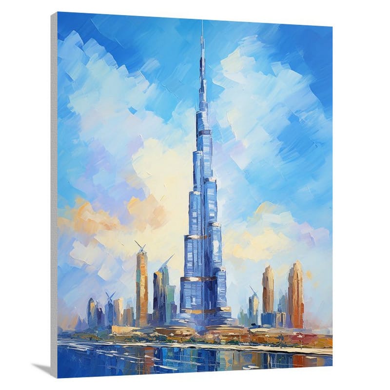 Burj Khalifa: Majestic Ambition - Canvas Print