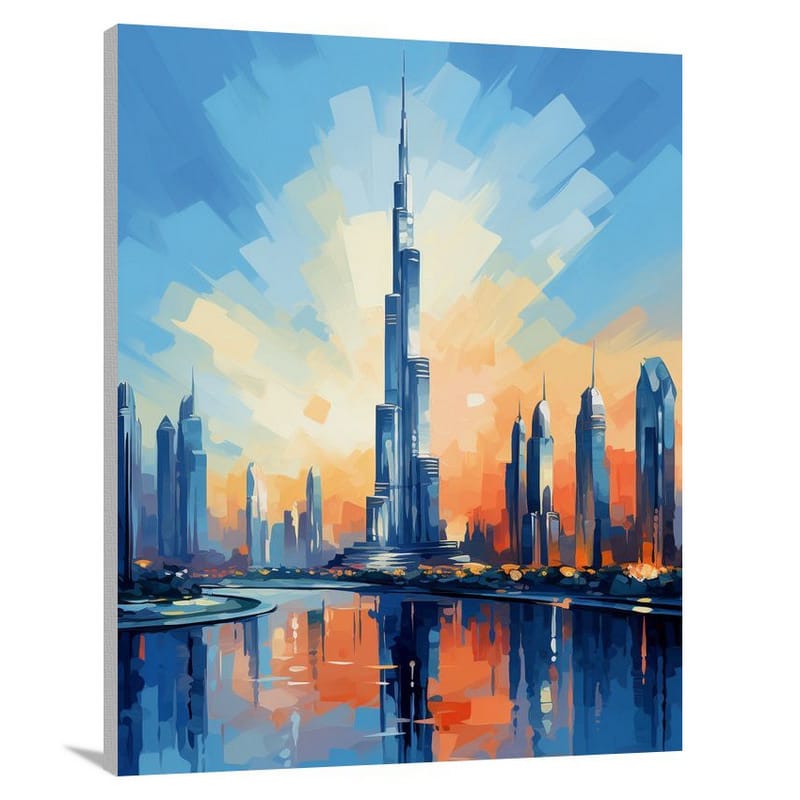 Burj Khalifa Rising - Canvas Print