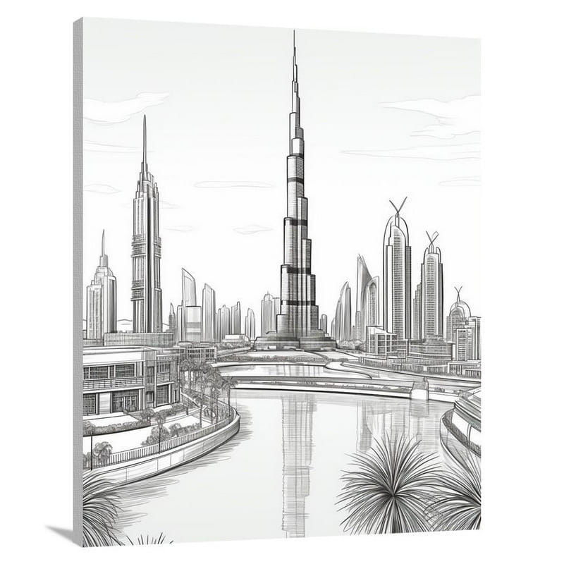 Burj Khalifa: Timeless Marvel - Canvas Print