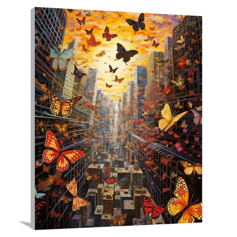 Butterfly - Contemporary Art - Canvas Print