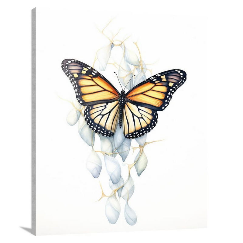 Butterfly's Metamorphosis - Canvas Print