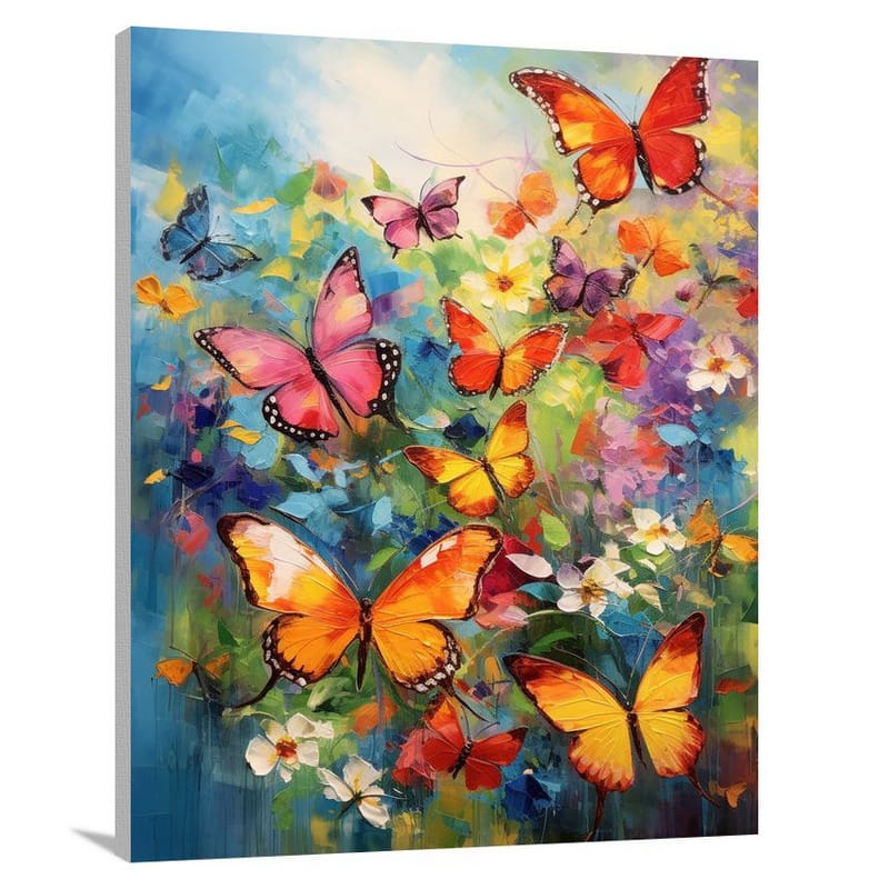 Butterfly Symphony - Canvas Print