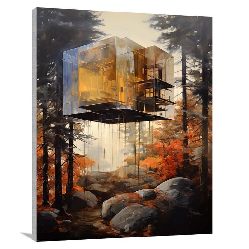 Cabin in the Air - Canvas Print