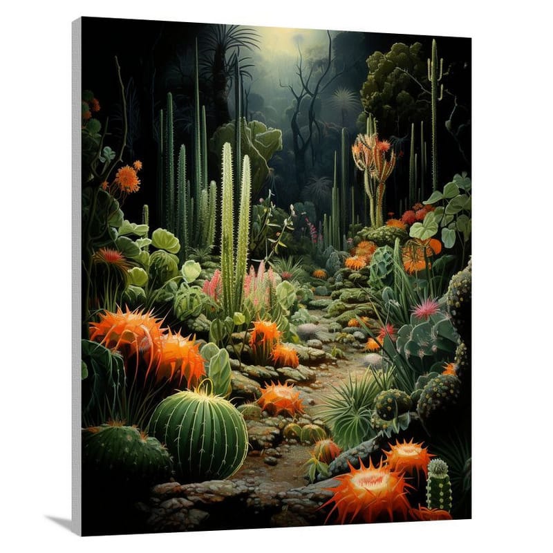 Cactus Oasis - Canvas Print