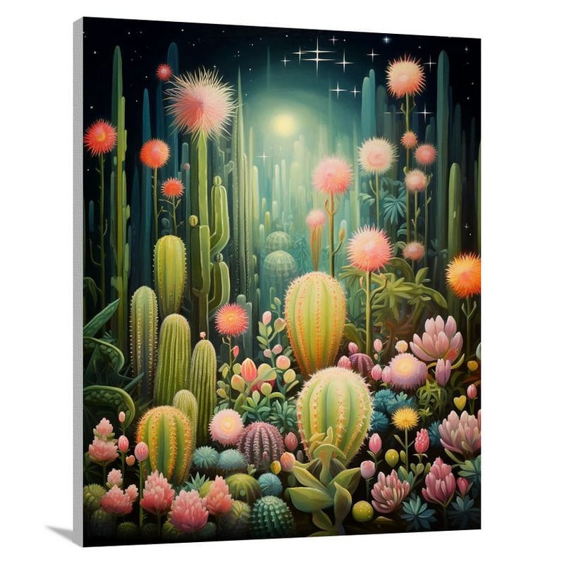 Cactus Oasis - Contemporary Art - Canvas Print