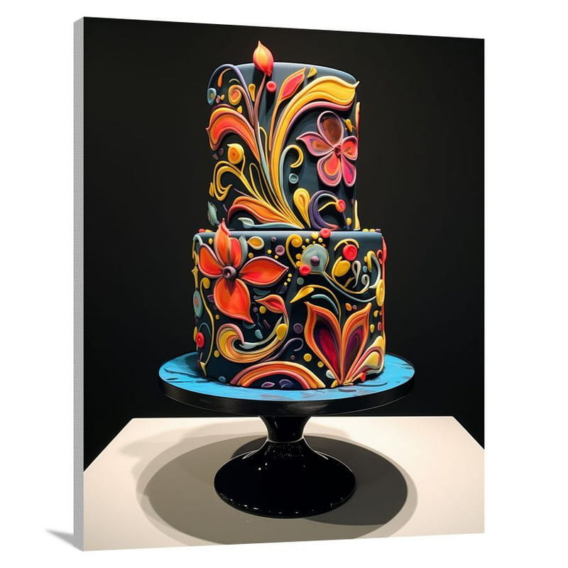 Cake - Pop Art - Canvas Print