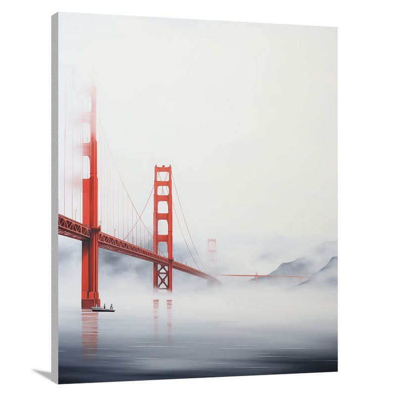California - Minimalist - Canvas Print