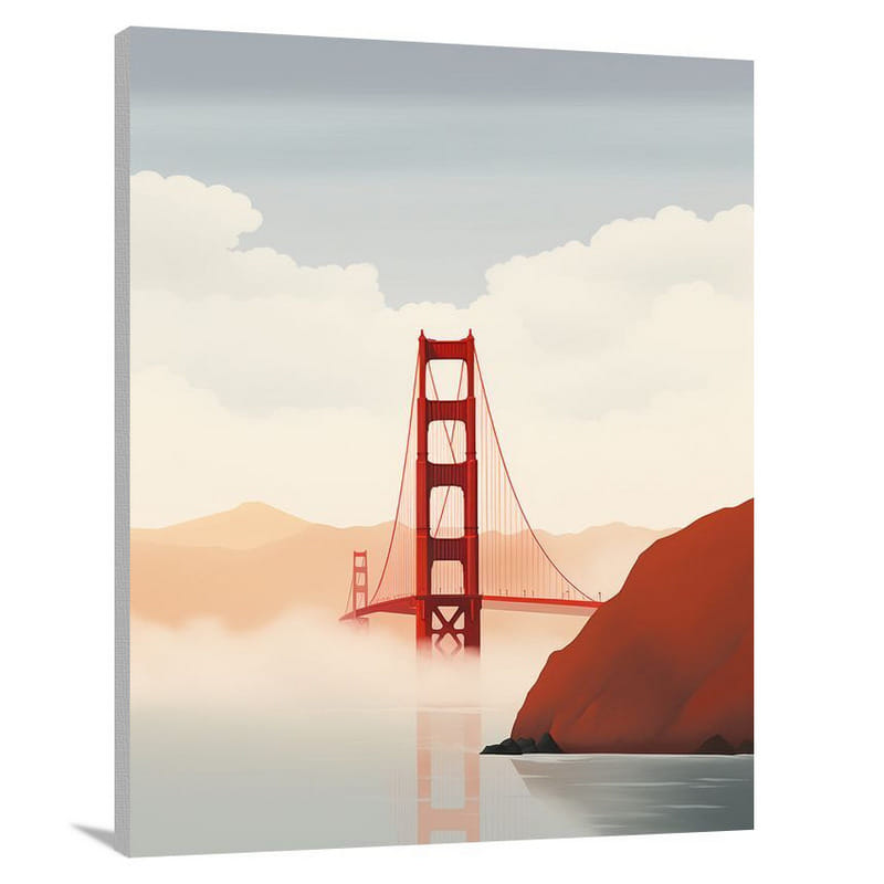 California - Minimalist - Minimalist - Canvas Print