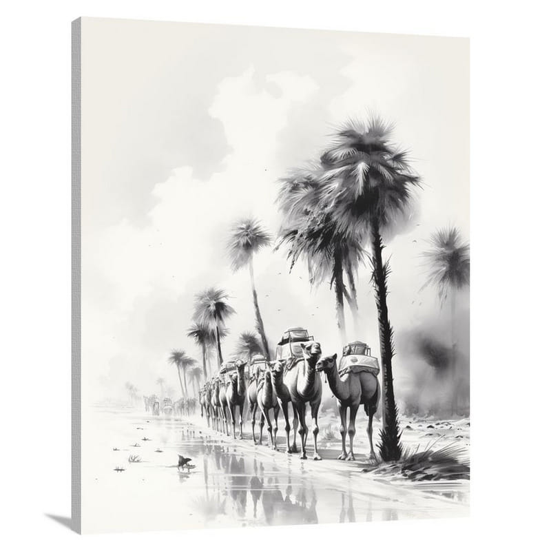 Camel's Journey - Canvas Print