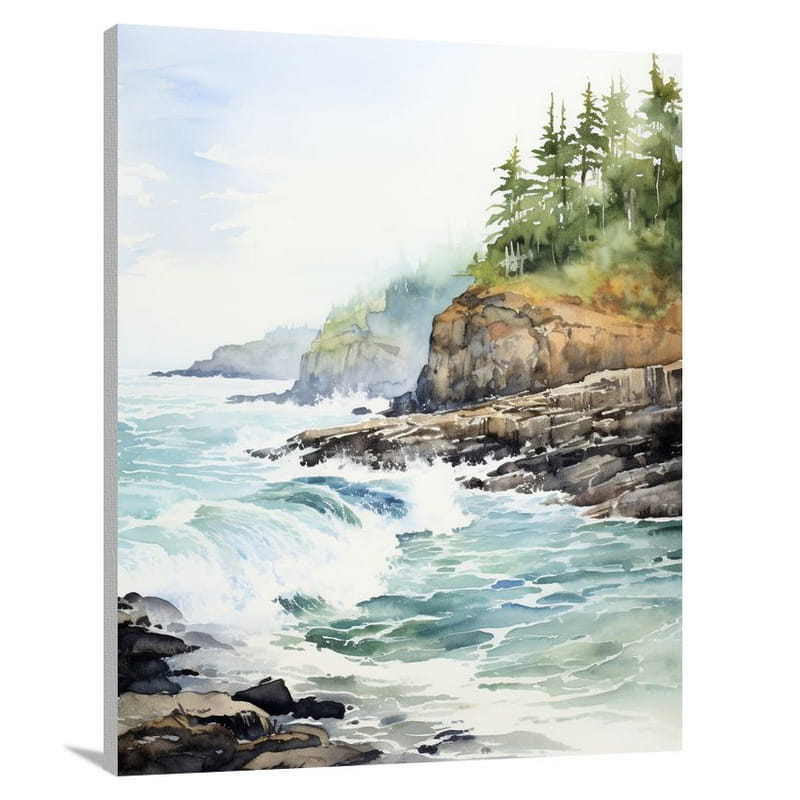 Canada's Coastal Serenity - Canvas Print