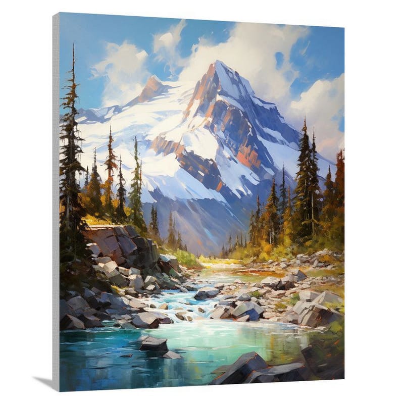 Canada's Majestic Rockies - Canvas Print