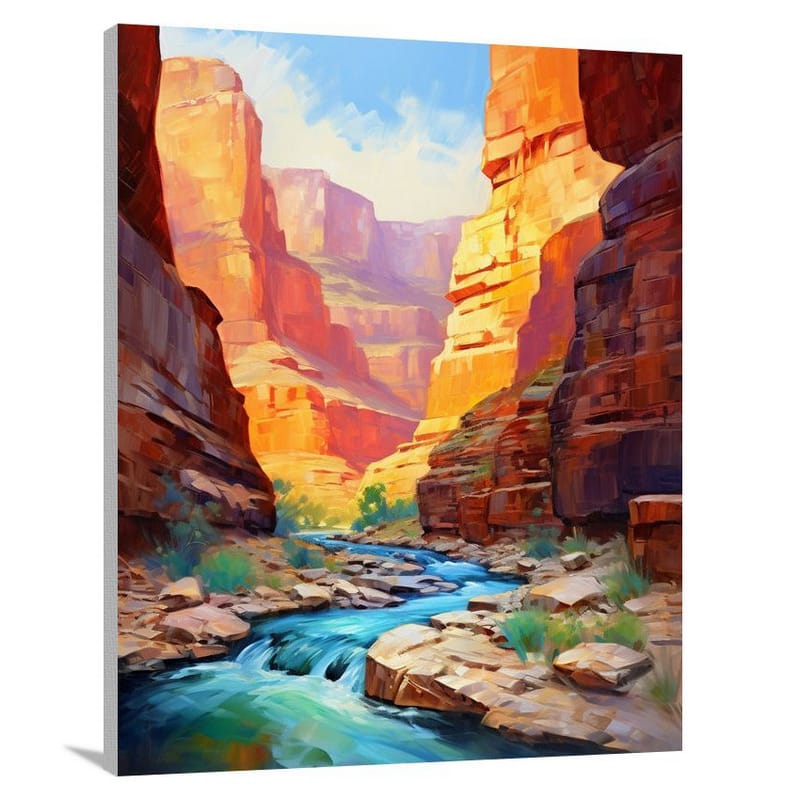 Canyon's Whispers - Canvas Print