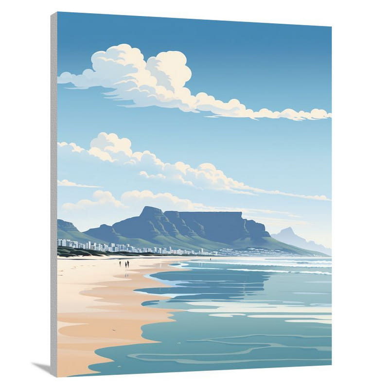 Cape Town's Coastal Harmony - Canvas Print