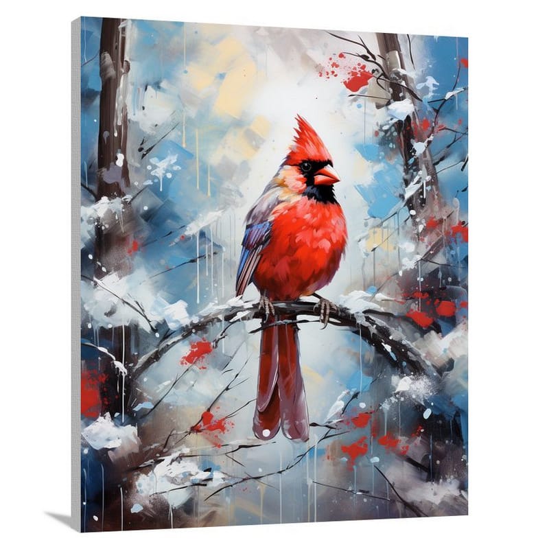 Cardinal - Pop Art - Canvas Print