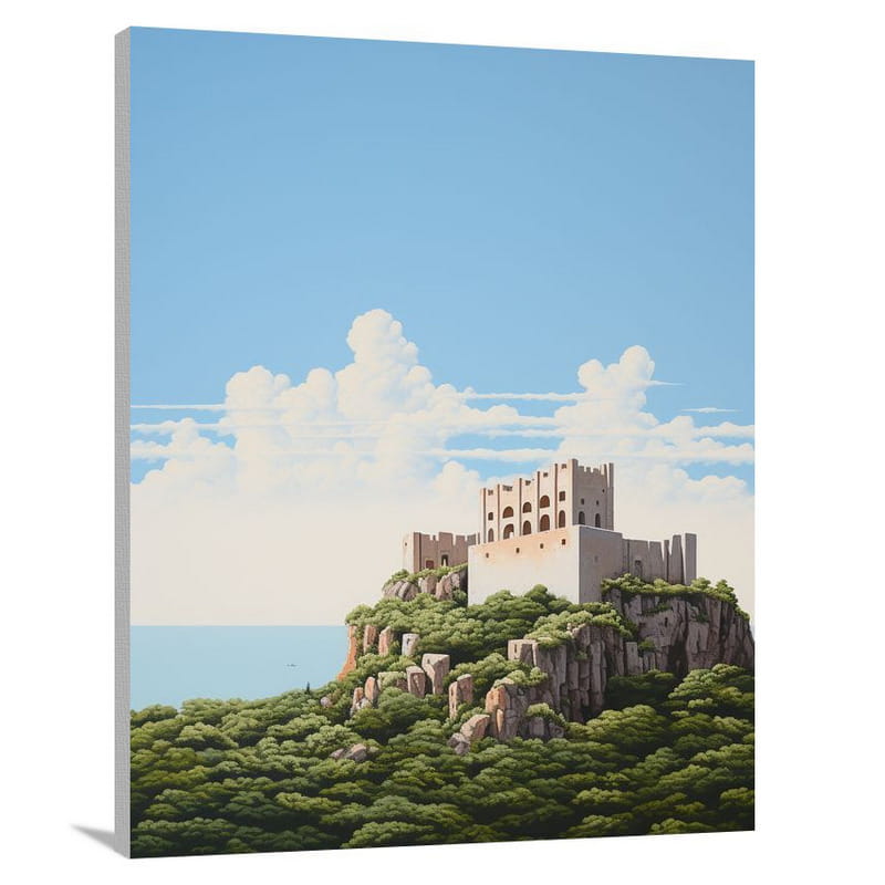 Caribbean Castle - Canvas Print