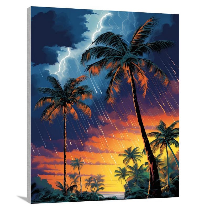 Caribbean Storm - Canvas Print