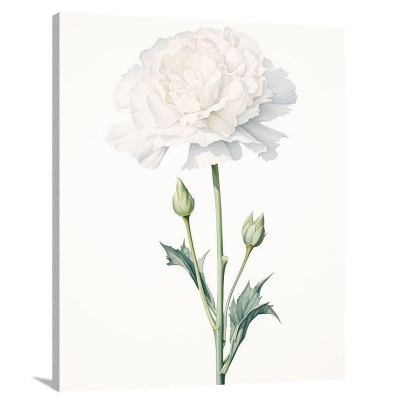 Carnation's Serenity - Canvas Print